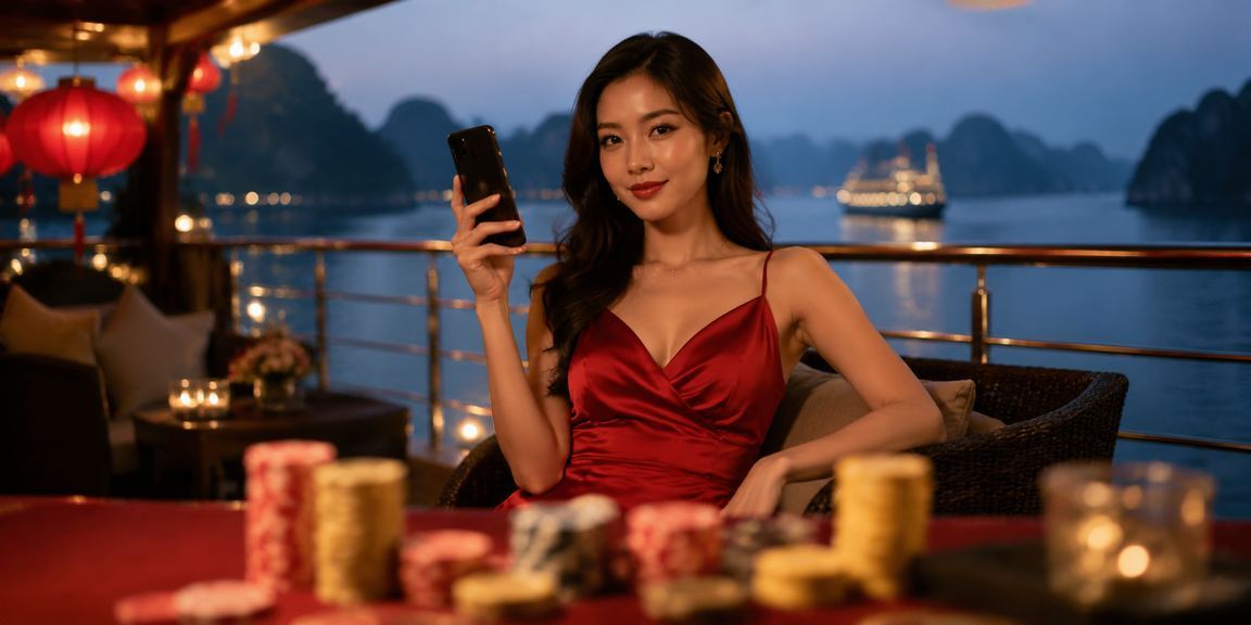 Người dùng tham gia casino di động trong lễ hội tại Hạ Long – không khí vui tươi và ưu đãi hấp dẫn