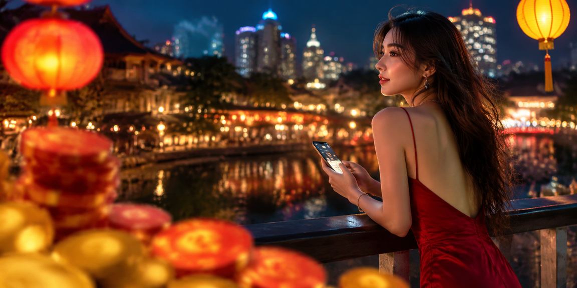 Người dùng Hà Nội truy cập casino di động bên đèn lồng – trải nghiệm nạp tiền nhanh trên smartphone